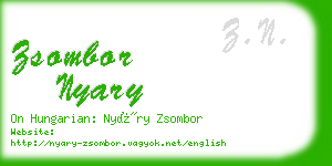 zsombor nyary business card